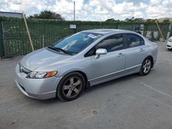 Salvage cars for sale from Copart Orlando, FL: 2008 Honda Civic EX
