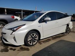Salvage cars for sale from Copart Fresno, CA: 2017 Toyota Prius