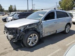 Salvage cars for sale at Rancho Cucamonga, CA auction: 2020 Audi Q7 Premium Plus
