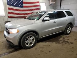 Salvage cars for sale from Copart Lyman, ME: 2011 Dodge Durango Crew