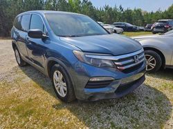 Honda salvage cars for sale: 2017 Honda Pilot LX