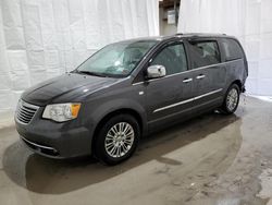 Salvage cars for sale at Leroy, NY auction: 2014 Chrysler Town & Country Touring L