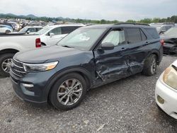 Salvage cars for sale at Madisonville, TN auction: 2022 Ford Explorer XLT