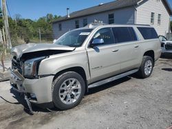 Salvage cars for sale at York Haven, PA auction: 2015 GMC Yukon XL K1500 SLT