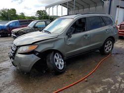 Salvage cars for sale at Lebanon, TN auction: 2007 Hyundai Santa FE SE