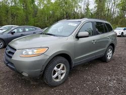 Salvage cars for sale from Copart Bowmanville, ON: 2009 Hyundai Santa FE GL