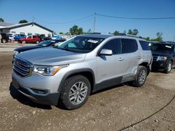 Salvage cars for sale at Pekin, IL auction: 2018 GMC Acadia SLE