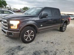 Salvage cars for sale from Copart Haslet, TX: 2015 Ford F150 Supercrew