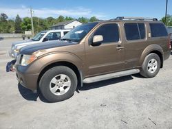 Salvage cars for sale at York Haven, PA auction: 2005 Nissan Pathfinder LE