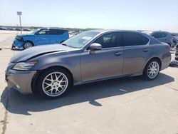 Salvage cars for sale from Copart Grand Prairie, TX: 2013 Lexus GS 350