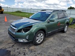Salvage cars for sale at Mcfarland, WI auction: 2010 Subaru Outback 2.5I Premium