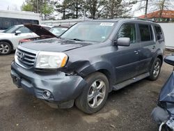 Salvage cars for sale at New Britain, CT auction: 2012 Honda Pilot Exln