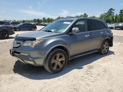 Salvage cars for sale at Houston, TX auction: 2009 Acura MDX Sport