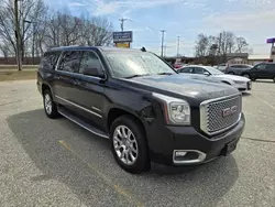 Salvage cars for sale from Copart North Billerica, MA: 2015 GMC Yukon XL Denali