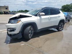 Jeep Compass salvage cars for sale: 2020 Jeep Compass Limited