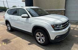 Salvage cars for sale at Houston, TX auction: 2018 Volkswagen Atlas SE