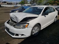 Salvage cars for sale from Copart New Britain, CT: 2012 Volkswagen Jetta Base