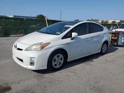 Toyota salvage cars for sale: 2010 Toyota Prius