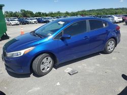 Salvage cars for sale at Cahokia Heights, IL auction: 2017 KIA Forte LX