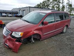 Salvage cars for sale at Arlington, WA auction: 2016 Chrysler Town & Country Touring