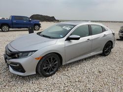 Salvage cars for sale at New Braunfels, TX auction: 2020 Honda Civic EX