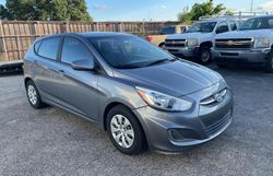 Salvage cars for sale at Grand Prairie, TX auction: 2017 Hyundai Accent SE