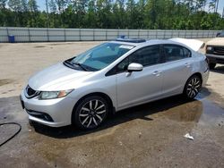 Honda Civic salvage cars for sale: 2015 Honda Civic EXL