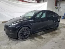 Salvage cars for sale at North Billerica, MA auction: 2021 Tesla Model Y