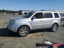 Salvage cars for sale from Copart Vallejo, CA: 2011 Honda Pilot EXL