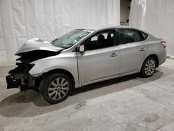 Salvage cars for sale from Copart Leroy, NY: 2015 Nissan Sentra S