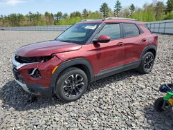 Salvage cars for sale from Copart Windham, ME: 2022 Chevrolet Trailblazer LT