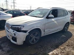 Salvage cars for sale from Copart Elgin, IL: 2017 BMW X3 SDRIVE28I