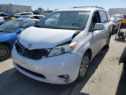 Salvage cars for sale from Copart Martinez, CA: 2011 Toyota Sienna XLE