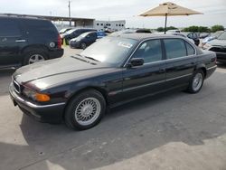 Salvage cars for sale at Grand Prairie, TX auction: 2000 BMW 740 IL