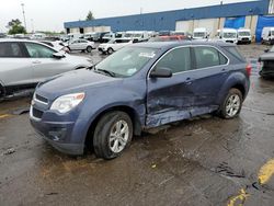 Vehiculos salvage en venta de Copart Woodhaven, MI: 2013 Chevrolet Equinox LS