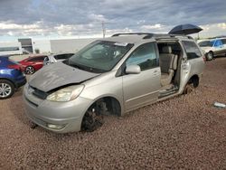 Salvage cars for sale from Copart Phoenix, AZ: 2005 Toyota Sienna XLE