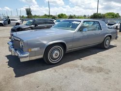 Salvage cars for sale at Miami, FL auction: 1981 Cadillac Eldorado