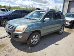 Salvage cars for sale at Duryea, PA auction: 2007 KIA Sportage EX