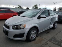 Salvage cars for sale from Copart Littleton, CO: 2013 Chevrolet Sonic LS