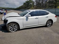 Salvage cars for sale at Brookhaven, NY auction: 2011 Infiniti M56 X