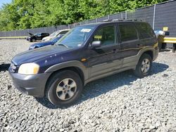Salvage cars for sale from Copart Waldorf, MD: 2003 Mazda Tribute ES
