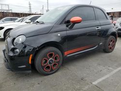 Salvage cars for sale from Copart Wilmington, CA: 2016 Fiat 500 Electric