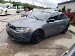 Salvage cars for sale from Copart Louisville, KY: 2012 Volkswagen Jetta Base