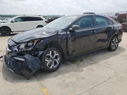 Salvage cars for sale at Grand Prairie, TX auction: 2021 KIA Forte FE