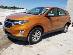 Carros salvage a la venta en subasta: 2018 Chevrolet Equinox LS