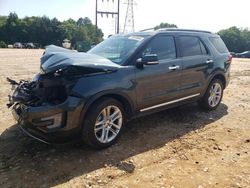 Salvage cars for sale at China Grove, NC auction: 2016 Ford Explorer Limited