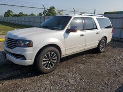 Salvage cars for sale at Houston, TX auction: 2015 Lincoln Navigator L