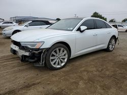 Salvage cars for sale at San Diego, CA auction: 2019 Audi A6 Premium Plus