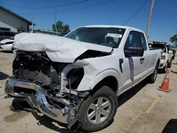 Salvage cars for sale at Pekin, IL auction: 2021 Ford F150 Super Cab