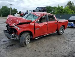 Salvage cars for sale from Copart Madisonville, TN: 2015 Dodge 1500 Laramie